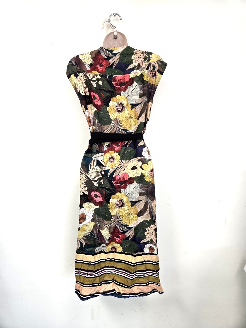 ZARA Floral Midi Dress Women’s Small 9605 - Picture 4 of 10